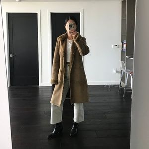 Vintage Dana Buchman Fur Trim Coat Small Medium